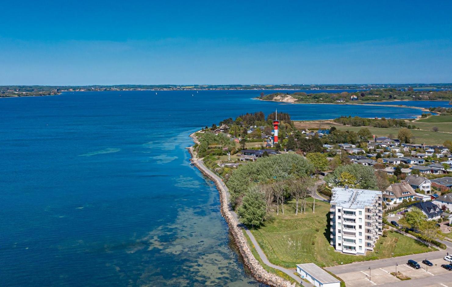 Fewo1846 - Fjordview - Komfortables Studioapartment Mit Balkon Und Meerblick Glücksburg Exteriör bild